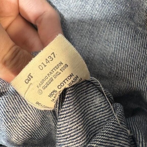 Vintage Georges Marciano Guess Jacket Mens Medium Acid Wash Denim Trucker USA - Picture 7 of 10